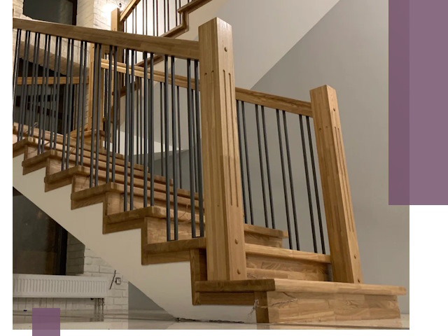 Реставрация деревянных и металлических лестниц в Новодвинске