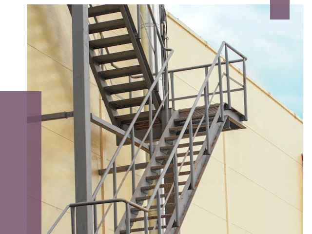 Пожарные лестницы в Новодвинске от 12272 руб. — монтаж и продажа | ПРОЛЁТ-Нвд