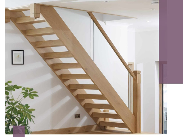 Изготовление деревянных лестниц под ключ в Новодвинске для дома