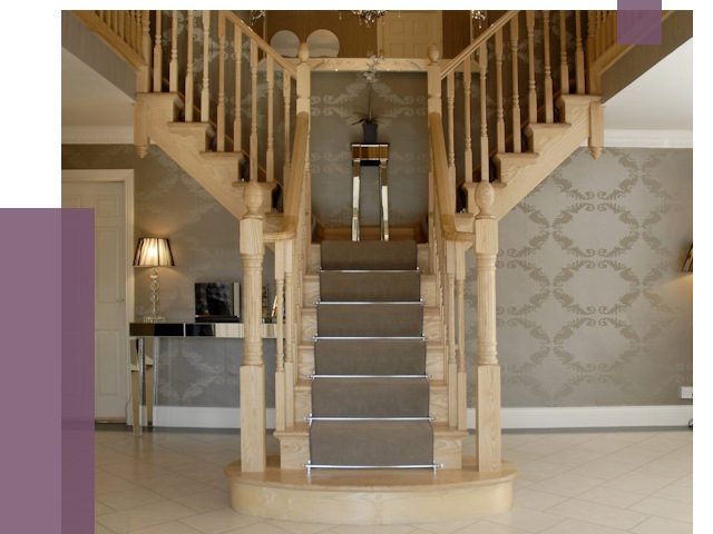 Монтаж деревянных лестниц в Новодвинске от 7619 руб. 