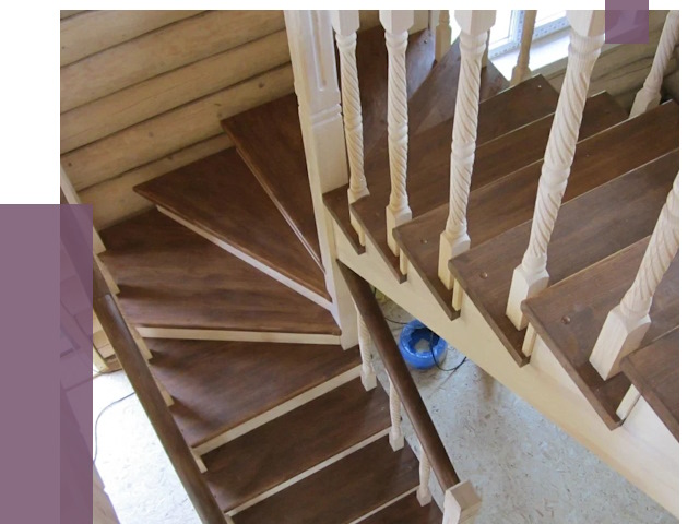 Реставрация деревянных лестниц в Новодвинске от 4295 руб.