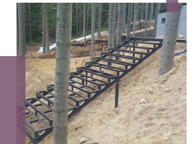 Монтаж металлических лестниц в Новодвинске от 13551 руб. 