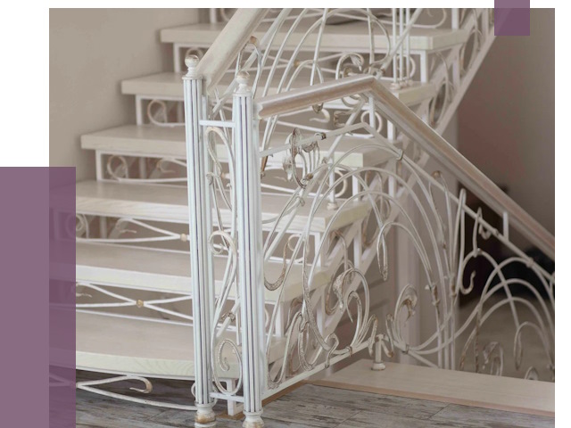 Изготовление кованых лестниц на заказ в Новодвинске от 86930 руб. | ПРОЛЁТ-Нвд