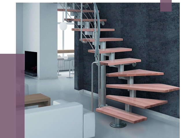 Модульные лестницы в Новодвинске от 16875 руб. — купить в ПРОЛЁТ-Нвд