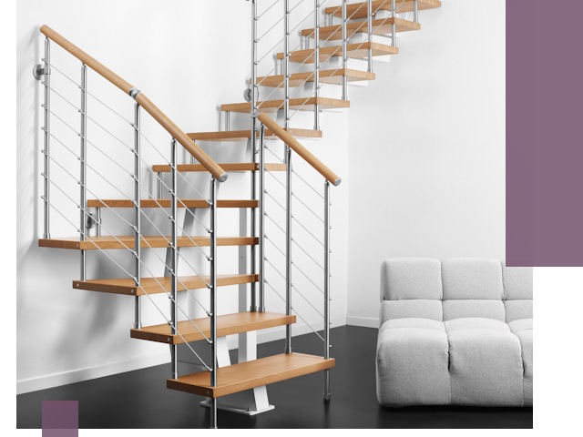 Модульные лестницы под ключ в Новодвинске — монтаж и изготовление