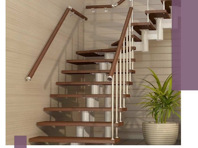 Изготовление модульных лестниц под ключ в Новодвинске