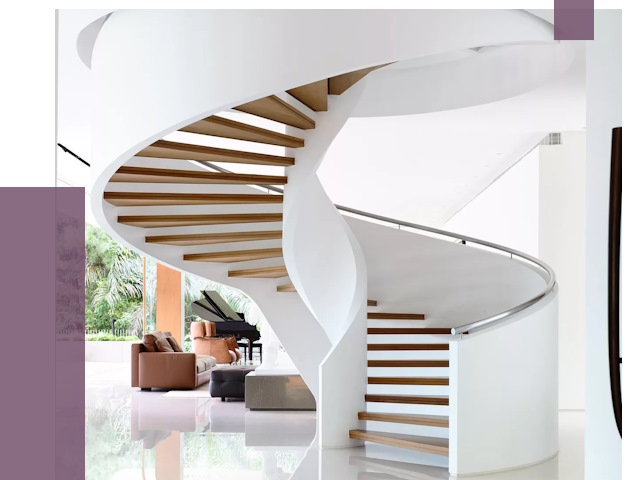 Винтовые лестницы в Новодвинске под ключ от 48578 руб. | ПРОЛЁТ-Нвд