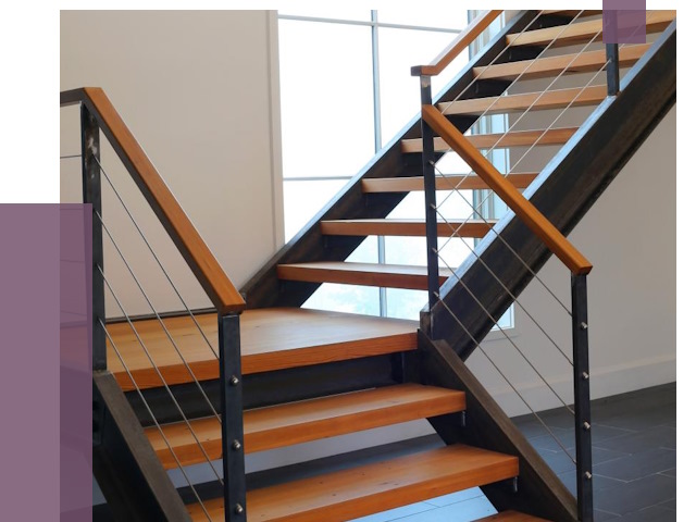 Изготовление лестниц на металлокаркасе в Новодвинске от 18920 руб. | ПРОЛЁТ-Нвд