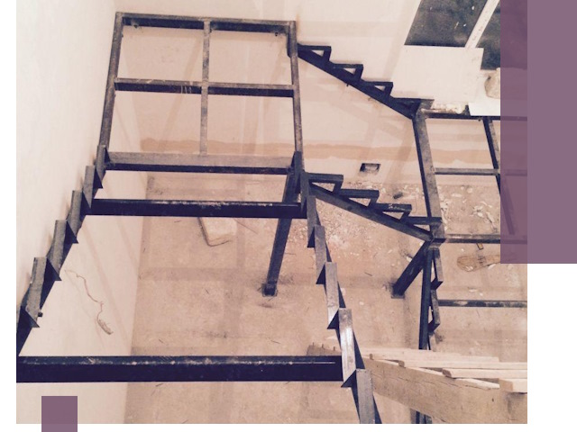 Монтаж лестниц на металлокаркасе в Новодвинске быстро и качественно