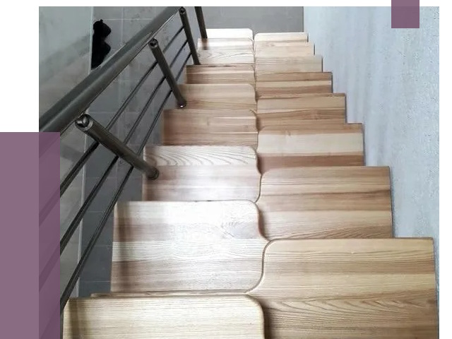 Лестницы гусиный шаг в Новодвинске от 13039 руб. под ключ | ПРОЛЁТ-Нвд