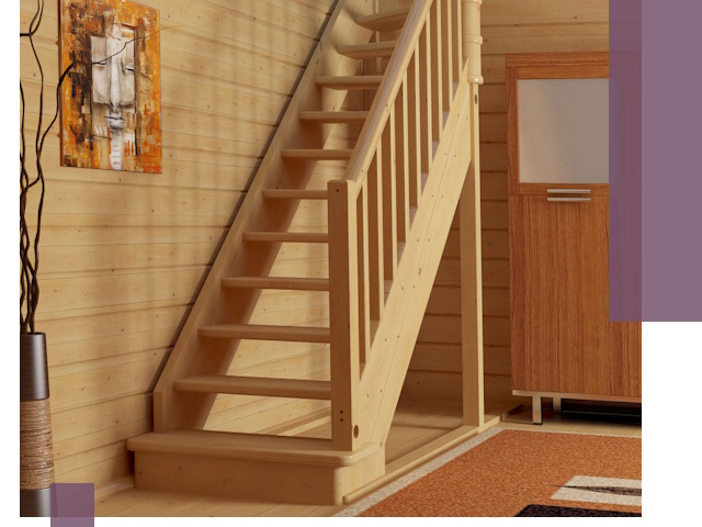 Лестницы эконом класса под ключ в Новодвинске — недорого и быстро