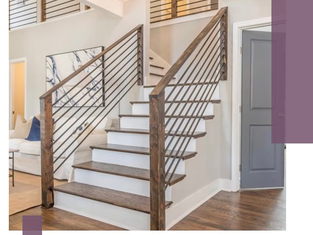 Лестницы для коттеджа под ключ в Новодвинске — изготовление и монтаж