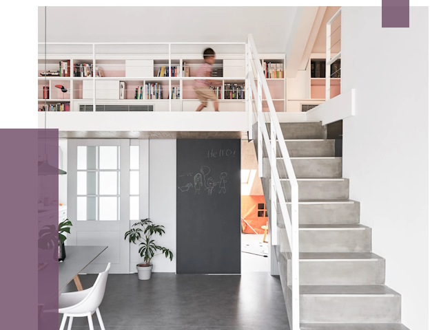 Лестницы для двухуровневой квартиры в Новодвинске от 176416 руб. | ПРОЛЁТ-Нвд