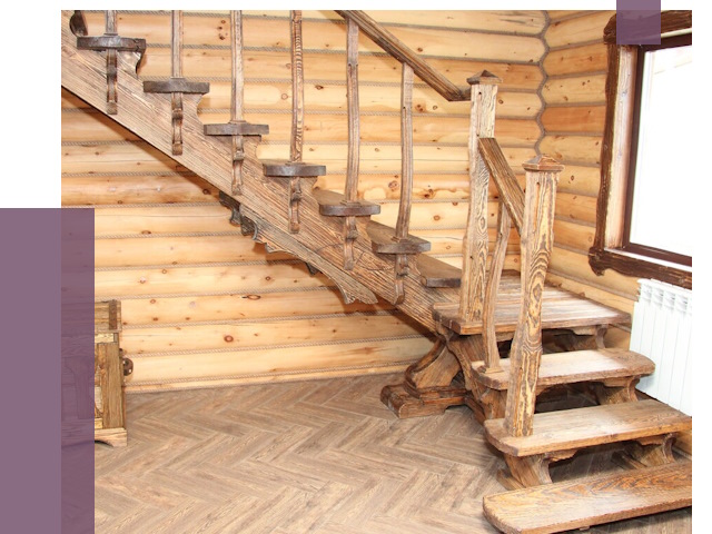 Лестницы в баню в Новодвинске от 19124 руб. — изготовление | ПРОЛЁТ-Нвд