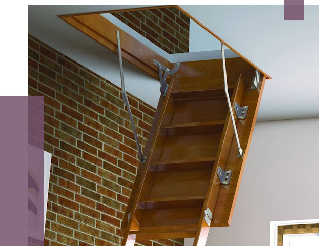 Установка чердачной лестницы в Новодвинске от 7824 руб. | ПРОЛЁТ-Нвд