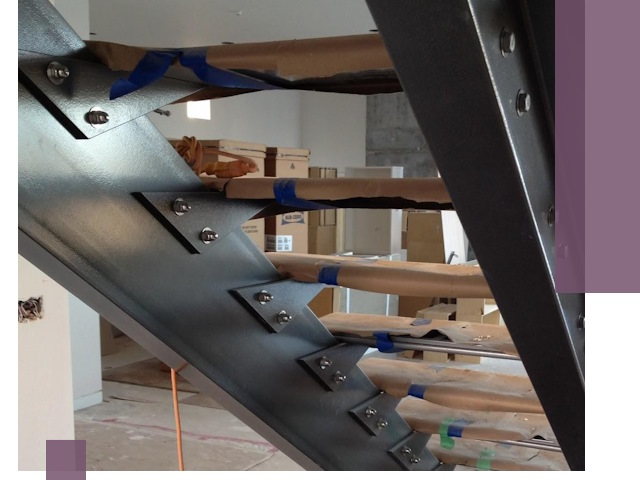 Усиление лестничных конструкций и усиление опор в Новодвинске