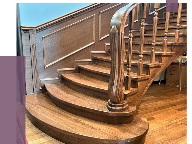 Дубовые лестницы под ключ в Новодвинске от 176416 руб. — ПРОЛЁТ-Нвд
