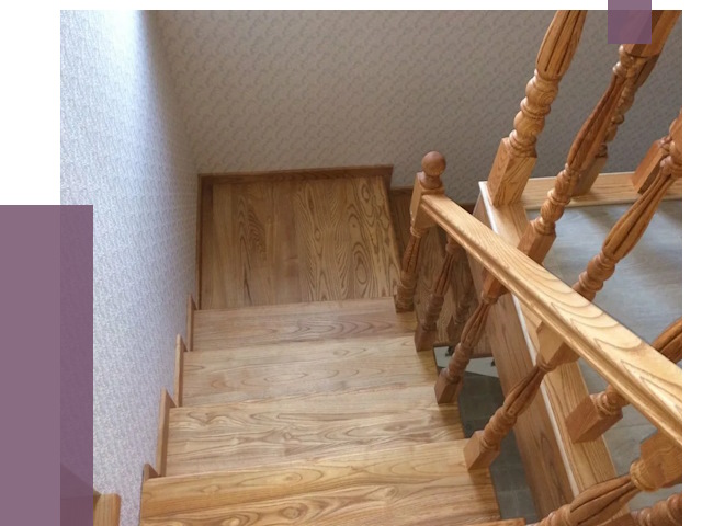 Сосновые лестницы в Новодвинске под ключ от 8079 руб.  | ПРОЛЁТ-Нвд