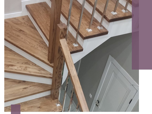 Обшивка металлических лестниц под ключ в Новодвинске