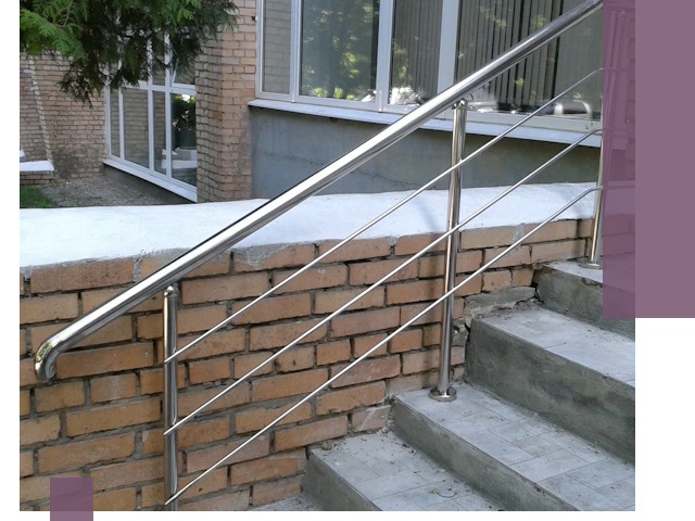Перила из нержавеющей стали высокого качества в Новодвинске