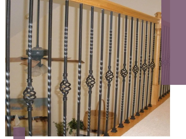 Изготовление и монтаж кованных перил в Новодвинске под ключ