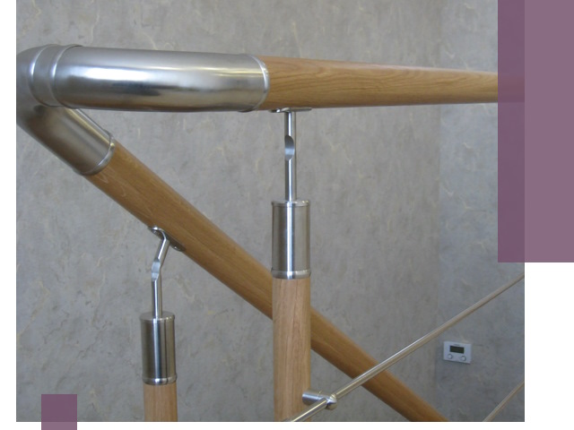 Комбинированные перила на заказ в Новодвинске — монтаж и производство