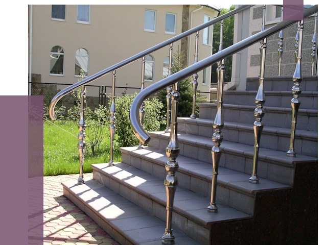 Перила для крыльца в Новодвинске от 10738 руб. — монтаж ПРОЛЁТ-Нвд