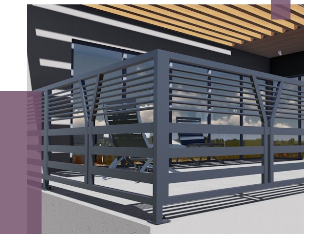 Изготовление балконных ограждений в Новодвинске от 10738 руб. | ПРОЛЁТ-Нвд