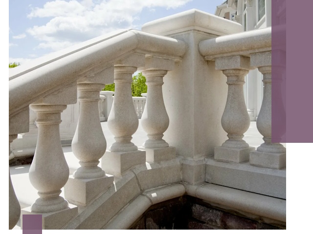 Балюстрады из металла и камня под ключ в Новодвинске