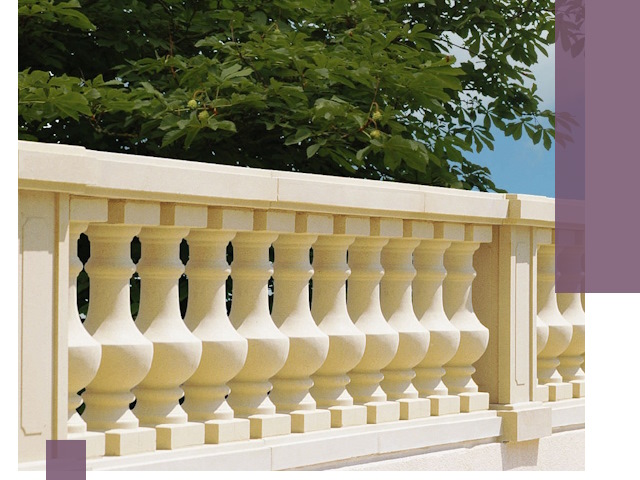 Установка балюстрады в Новодвинске: изготовление и монтаж под ключ