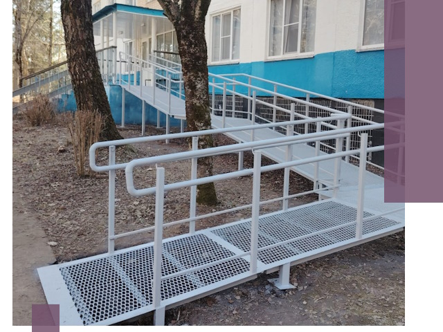 Пандусы под ключ в Новодвинске: изготовление, монтаж и демонтаж