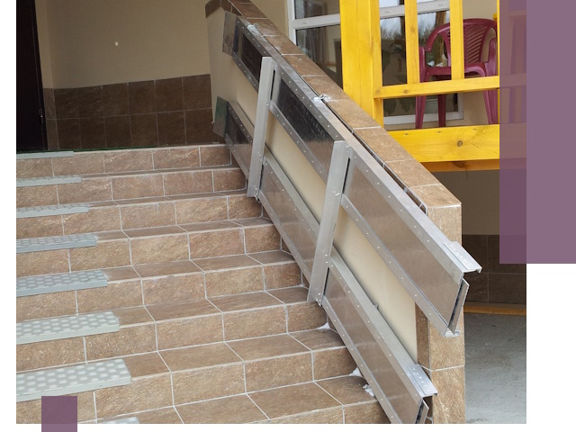 Откидные пандусы под ключ в Новодвинске — монтаж и демонтаж