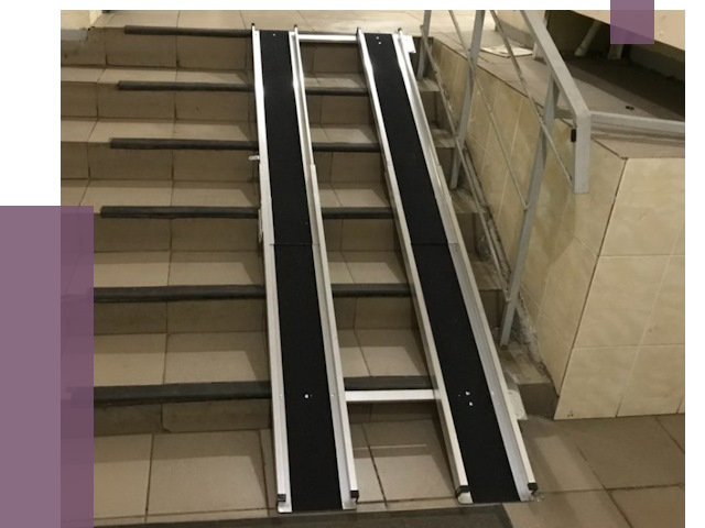 Установка пандуса в подъезд в Новодвинске от 7977 руб. под ключ | ПРОЛЁТ-Нвд