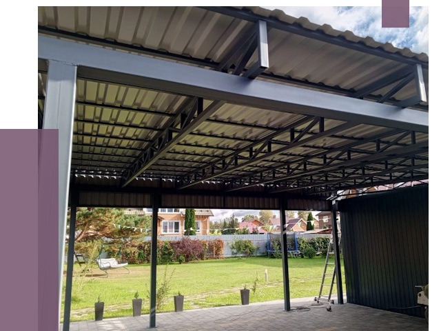 Монтаж навесов в Новодвинске от 7363 руб. — установка навеса | ПРОЛЁТ-Нвд