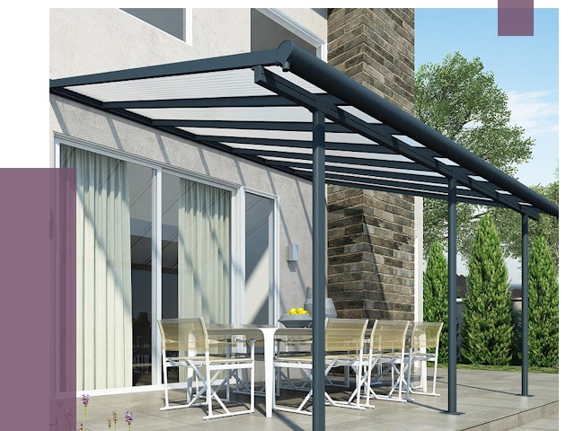 Навесы пристенные в Новодвинске от 9102 руб. — монтаж и установка | ПРОЛЁТ-Нвд