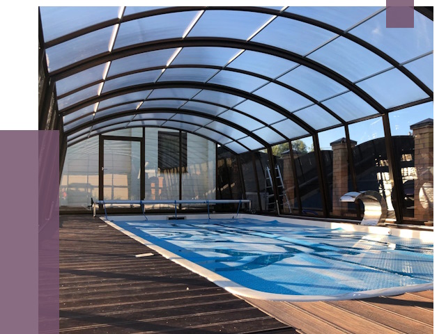 Навесы для бассейна в Новодвинске от 16772 руб. под ключ | ПРОЛЁТ-Нвд