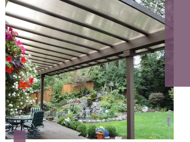 Навесы из поликарбоната под ключ в Новодвинске быстро и надёжно