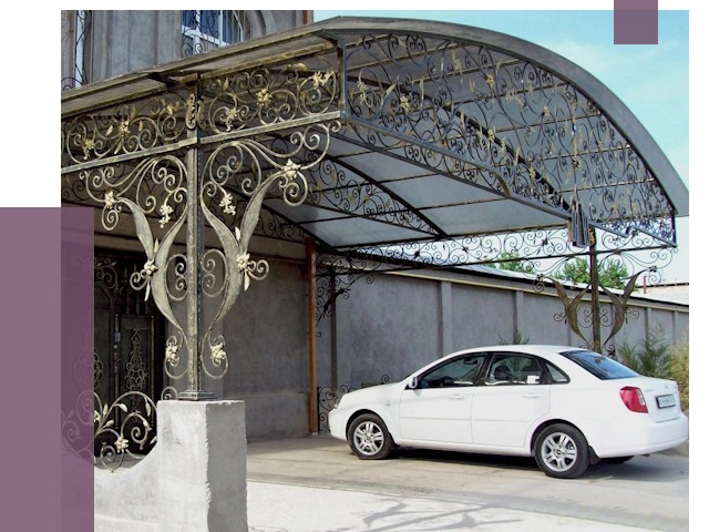 Кованые навесы в Новодвинске от 14573 руб. | ПРОЛЁТ-Нвд