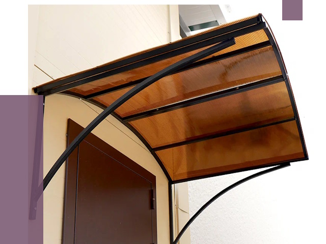 Недорогие козырьки в Новодвинске от 7588 руб.  | ПРОЛЁТ-Нвд