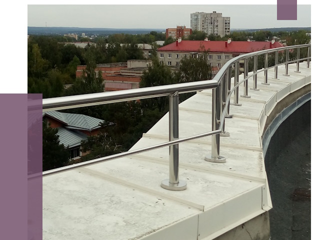 Парапеты и ограждения кровли в Новодвинске от 4960 руб. 