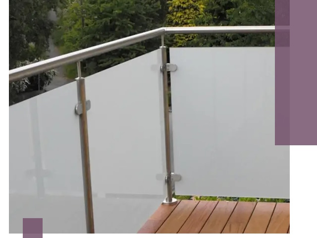 Алюминиевые парапеты для балконов и террас в Новодвинске