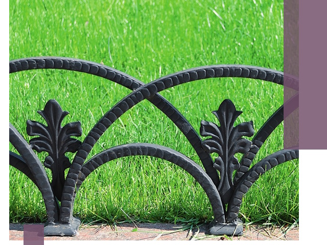 Декоративные металлические бордюры под ключ в Новодвинске