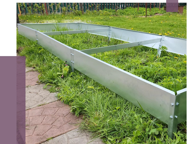 Металлические бордюры для грядок в Новодвинске от 1790 руб. 