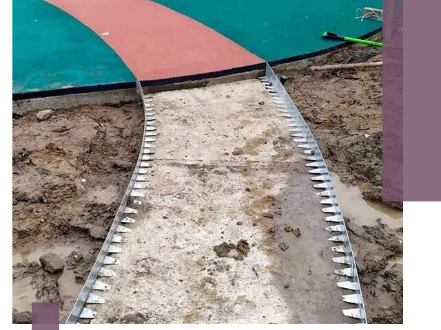 Металлические бордюры для дорожек в Новодвинске — монтаж и изготовление