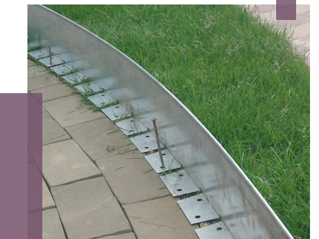 Металлические бордюры для тротуаров в Новодвинске от 8693 руб.