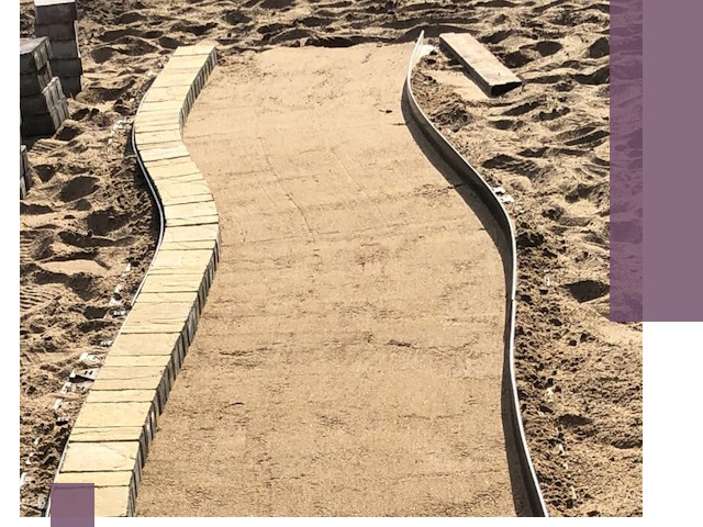 Металлические бордюры для тротуаров в Новодвинске — прочные и долговечные