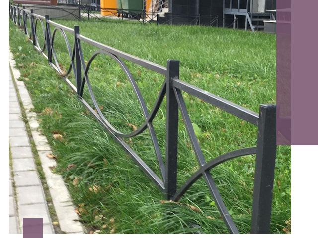 Газонные ограждения из металла в Новодвинске — монтаж и продажа