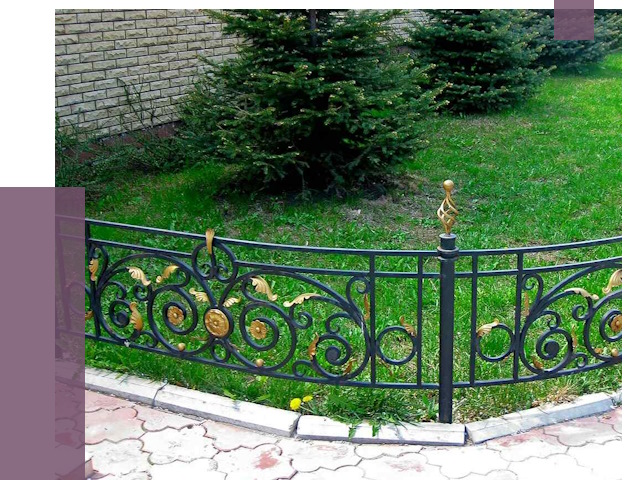 Кованые газонные ограждения в Новодвинске от 7619 руб. — ПРОЛЁТ-Нвд