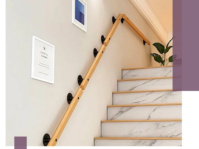 Поручни металлические и деревянные под ключ в Новодвинске