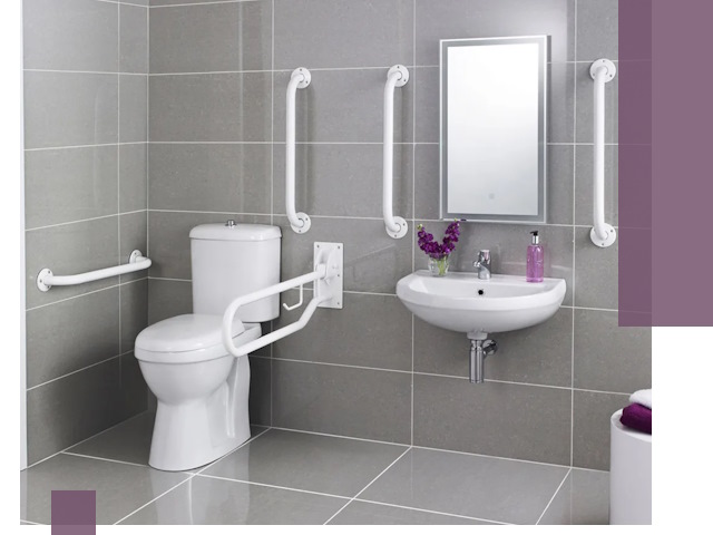 Поручни для санузлов в Новодвинске: установка, ремонт и монтаж